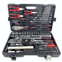 Ensemble d'outils à main multifonctions 87 pièces, boîte à outils de réparation cadeau, combinaison d'outils ménagers, mallette à outils de réparation automobile