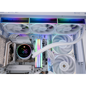 Enfriador AIO Thermalright Frozen Magic 360 Digital ARGB BLANCO V2 con Pantalla de Temperatura en Tiempo Real para PC, Frozen Magic 360 Digital V2 BLANCO 360mm - Product Image 2