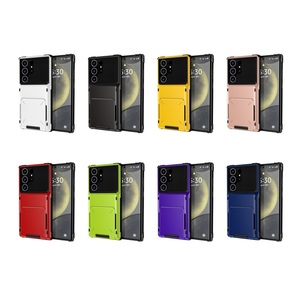 Étui portefeuille coulissant pour carte <span class=keywords><strong>de</strong></span> crédit pour <span class=keywords><strong>Samsung</strong></span> <span class=keywords><strong>Galaxy</strong></span> Note 9 Note 10 Note 20 Ultra <span class=keywords><strong>S7</strong></span> S8 S9 Plus S10 Plus S20 - Product Image 2