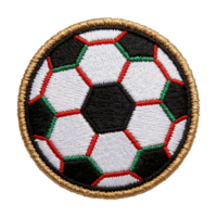Écusson d'équipe de football, brassard, étiquette de vêtement, étiquette tissée, patch thermocollant