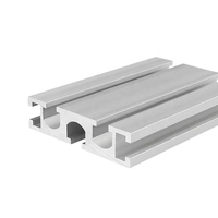 Profilé de rail de guidage industriel en alliage d'aluminium série 6000, norme nationale GB2080G, pour applications de portes et fenêtres, petit support