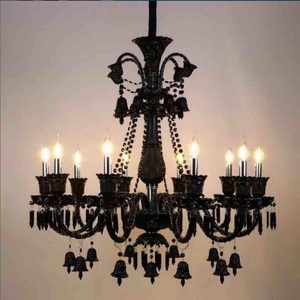 Lustre en cristal multicolore, lumière changeante colorée pour la décoration de mariage, salle de banquet, fête, événement, éclairage suspendu - Product Image 4