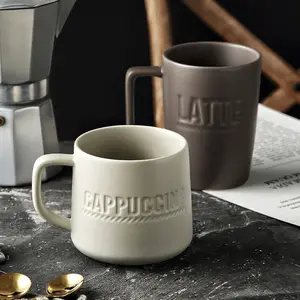 Europeo inciso di design per la casa tazza creativa tazza di fantasia tè di caffè di ceramica tazza di latte