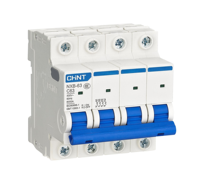 Interruptor Automático Miniatura Chint NXB-63, 63A, AC 230V 400V, Protección Contra Sobrecorriente y Cortocircuito, para Uso Doméstico
