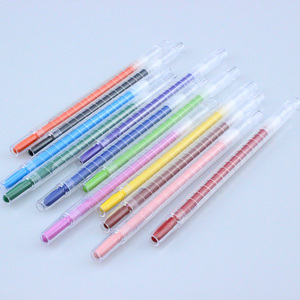 Không độc hại và dễ dàng để vẽ twistable sáp bút chì màu tùy chỉnh sơn nhiều màu thiết lập sáp caryon 12 cái - Product Image 5