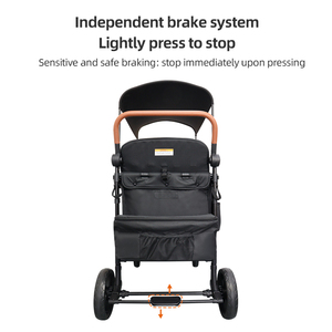 Xe đẩy trẻ em <span class=keywords><strong>4</strong></span> chỗ ngồi chất lượng cao, có thể gấp gọn, kèm mái che nắng có thể điều chỉnh - Product Image 6