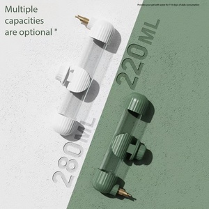 Vogelkooi Accessoires Automatische 220Ml 280Ml Hangende Vogel Water Dispenser Drinker Voor Papegaai Naald Drink Buis Waterfles - Product Image 3