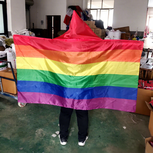 Capa de Arcoíris con Orificios para los Brazos, Disfraz de Orgullo LGBTQ para Desfiles y Fiestas del Orgullo Gay - Product Image 3