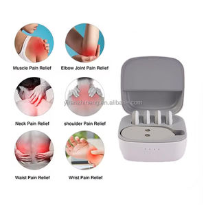 Almohadillas TENS ajustables para el dolor, estimulador de relajación muscular, dispositivo de terapia, masajeador corporal, máquina masajeadora TENS - Product Image 1