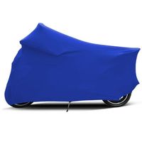 Couverture de moto à haute élasticité doublure en polaire douce couverture de bâche de Protection contre la poussière à quatre voies respirante pour moto