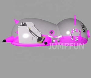 Hot 2021 extérieur géant gonflable bulle cochon funcity 0.8mm transparent PVC structure d'air gonflable océan balle parc amusant - Product Image 6