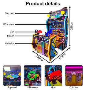 Máquina <span class=keywords><strong>de</strong></span> Juego Arcade <span class=keywords><strong>de</strong></span> Pistola Eléctrica <span class=keywords><strong>de</strong></span> Ataque, Simulador Dinámico <span class=keywords><strong>de</strong></span> Tiro con Monedas <span class=keywords><strong>de</strong></span> 55 Pulgadas para Parque <span class=keywords><strong>de</strong></span> Atracciones - Product Image 6