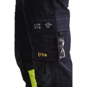 BLAKLADER - 148815128933D104 Pantalon inhérent Multinorm Bleu marine/jaune-VÊTEMENTS DE TRAVAIL RÉSISTANTS AUX FLAMMES EAN 7330509622292 - Product Image 4