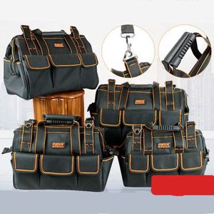 Heavy Duty Durable Portable Reusable Multifunction 14-Inch Black Vintage Tool Bag - Product Image 6