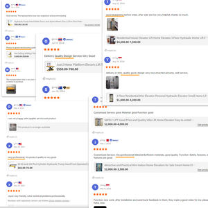 Lift perumahan Lift rumah kecil kontemporer Modern untuk penggunaan penumpang di rumah Hotel Apartemen Vila Ruang luar - Product Image 6