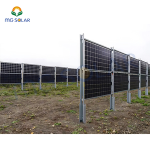<strong>Solar</strong> Vertical Bifacial Fence PV Farms Mounting <strong>Systems</strong> Fence Ground Mount <strong>System</strong> - Product Image 6