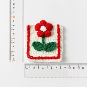 Accessoires de sacs en laine tricotée personnalisés, vente en gros de poches au crochet pour sacs de femmes - Product Image 5
