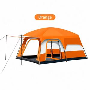 Tente de <span class=keywords><strong>camping</strong></span> extérieure 2 chambres avec espace de vie, abri familial grande capacité 3-10 personnes, fournisseur fabricant en gros - Product Image 6
