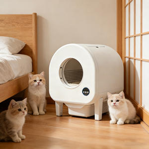 Caja de arena para gatos Kuweta de venta directa de fábrica, caja de arena inteligente con limpieza automática, control de olores y desodorización de alta calidad - Product Image 1