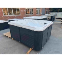 Baignoire à remous pour extérieur, bain à bulles avec baignoire en acrylique pour salle de bain, en vente à prix réduit