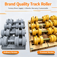Rouleau supérieur de chenille 1542211130 pour bulldozer, pièces de train de roulement 35MnB pour Shantui SD16, vente en gros de pièces de rechange OEM pour bulldozer