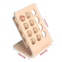 Support de support de présentoir de bouteille d'huile essentielle en bois pour vernis à ongles aromathérapie bouteilles de parfum organisateur de support de stockage