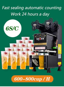 Macchina sigillante automatica per sigillare il tè a bolle Boba sigillante macchina sigillatrice per tazze esclusivamente per negozio di tè al latte - Product Image 5