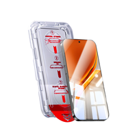 Verre trempé pour iPhone 18 Pro Max, protection d'écran HD 5D, 9H, antistatique, couverture complète, anti-empreintes digitales, kit sans poussière