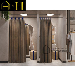 Tienda de ropa personalizada, muebles, tienda de ropa de Metal, estante de exhibición, estante <span class=keywords><strong>para</strong></span> decoración de tienda de ropa - Product Image 5