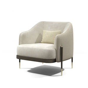 Ensemble <span class=keywords><strong>de</strong></span> chaise <span class=keywords><strong>de</strong></span> réception et table basse <span class=keywords><strong>de</strong></span> style italien <span class=keywords><strong>de</strong></span> luxe léger pour hall d'hôtel, salon, salon <span class=keywords><strong>de</strong></span> beauté - Écologique et commercial - Product Image 5