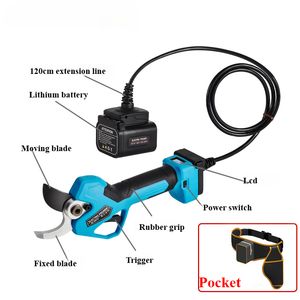 <span class=keywords><strong>SUCA</strong></span>-Tijeras de Podar Eléctricas Inalámbricas, Cuchillas Telescópicas Recubiertas de Plástico, 3 Horas de Duración DE LA Batería, 25mM, Manualidades Industriales, 16,8 V, 3 Horas - Product Image 3
