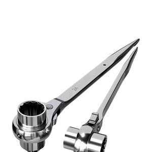 Llave de trinquete industrial de doble punta, bidireccional, tipo flor de ciruela, de doble uso, rápida - Product Image 5
