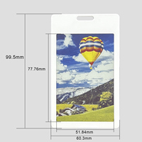 Badge d'identification intelligent E-Paper 3,68 pouces 6 couleurs 528x792 259 DPI Transfert BLE Étanche IP68 Recharge sans fil Qi Carte de visite numérique