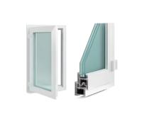 Ventana Moderna Blanca de PVC con Combinación de Ventana Panorámica y Toldo Superior, Vidrio Transparente Insonorizado para Renovación de Apartamentos Urbanos