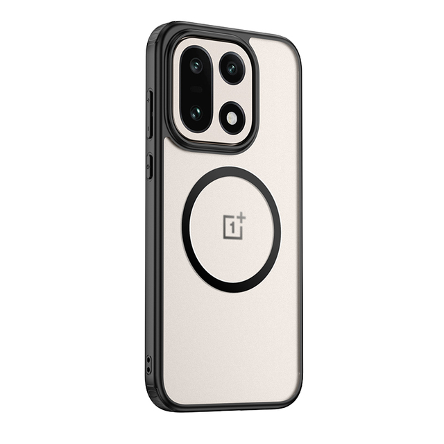 Shockproof Transparent Clear Matte Soft TPU Hard PC Phone Case with Magnetic Case for OnePlus 15 Back Cover Cases