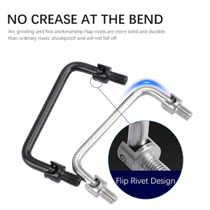 Ziqiang LS506-2 Edelstahl Runder Schranktürgriff Modernes Design Klappbarer Möbelknopf 90mm Höhe Wohnzimmer - Product Image 4