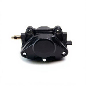 Pinza de Freno K Star Negra Metálica con Tornillo para Motocicleta Piaggio 50 ZIP - Product Image 1