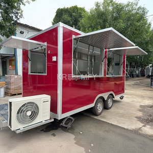 Camion de restauration entièrement équipé, remorque de vente mobile, chariot à hot-dogs, équipement pour boissons et bières, équipement pour glaces, remorque de vente de nourriture - Product Image 1