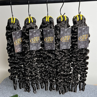 Extensions de cheveux humains de qualité 12A, cheveux vierges brésiliens à double trame, cuticules alignées, boucles spiralées birmanes, fournisseur de premier choix