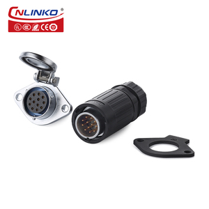 Cnlinko 12 Pin Không Thấm Nước Bayonet Nối Cáp M20 Cắm Ổ Cắm 12 Pin Thông Tư Nối Cho Máy Phay CNC - Product Image 4