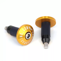 Manette de guidon universelle CNC pour moto et véhicule électrique, avec embout de renforcement, 12/14/16mm