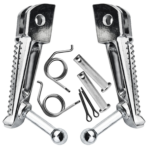 Repose-pieds avant en aluminium usiné CNC pour R1 R6 MT07 MT09 <span class=keywords><strong>FZ1</strong></span>, poignée ergonomique et pédales de style <span class=keywords><strong>racing</strong></span> durables - Product Image 4