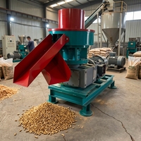 Machine à granulés de bois CE Mini Ring Die, pelletiseur portable de biomasse à base de coques de riz pour la ferme