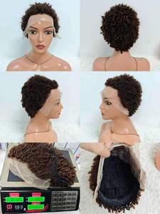 Letsfly $24.6 Promotion Glueless <b>Wigs</b> Wholesales Pixie Short Cut <b>Wigs</b> Remy 100% Human Hair 13x4 Lace Frontal <b>Wig</b> For Black Woman - Product Image 4
