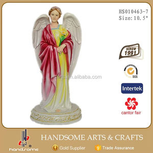Promocional personalizable resina artesanía guardián Ángel estatuilla Arcángel <span class=keywords><strong>Miguel</strong></span> recuerdo escultura Europa pintura surtido - Product Image 6