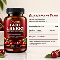 Capsules de cerise amère en gros OEM 700mg – Complément personnalisé sous marque privée pour des niveaux sains d'acide urique et des articulations en bonne santé