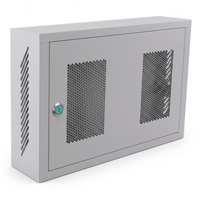 Armoire de serveur murale 2U 19 pouces avec porte grillagée pour panneau de brassage réseau 350 mm en stock SYNSTRO