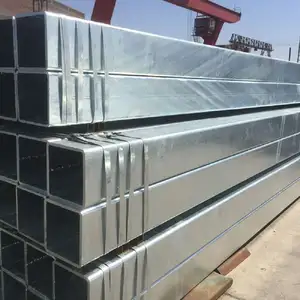 Tubo rectangular cuadrado galvanizado de alta calidad a bajo precio tubo cuadrado tubular de acero al carbono