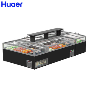 प्रशीतन उपकरण क्षैतिज फ्रीजर वाणिज्यिक सुपरमार्केट छाती फ्रीजर सुपरमार्केट जमे द्वीप - Product Image 3