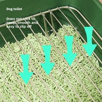 Inodoro de entrenamiento para perros y gatos, rectangular, lavable, de gran capacidad, con bandeja para orina, al por mayor